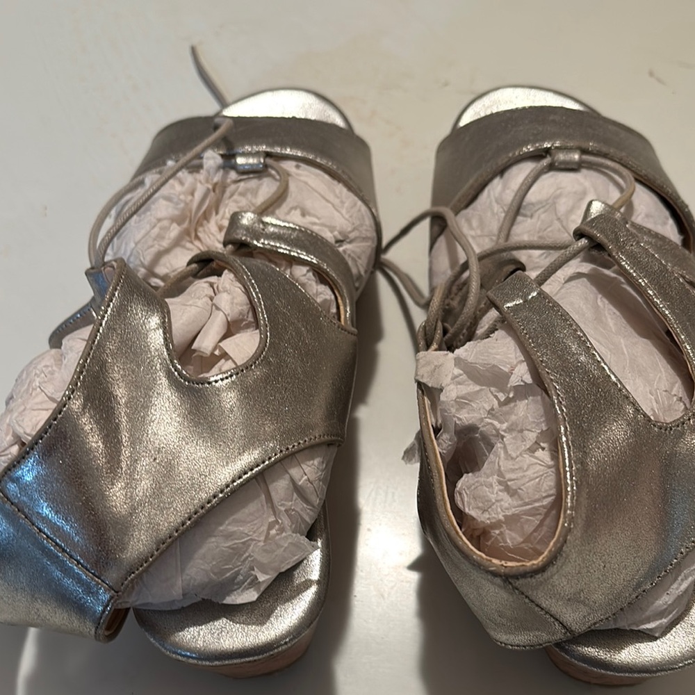Kids Silver Sandals